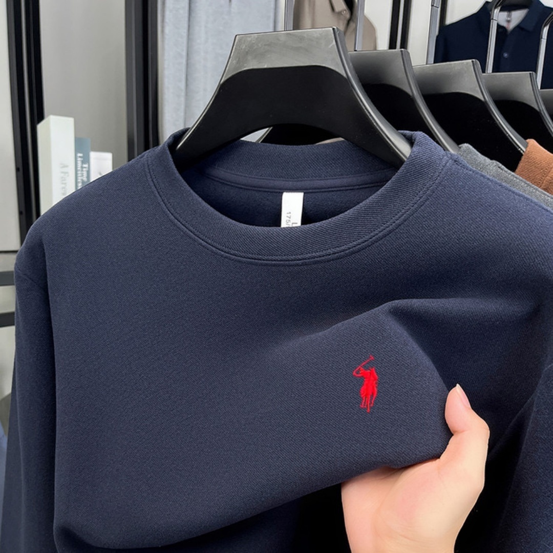 Embroidery Shirt - 100% pure cotton high-end brand men's
