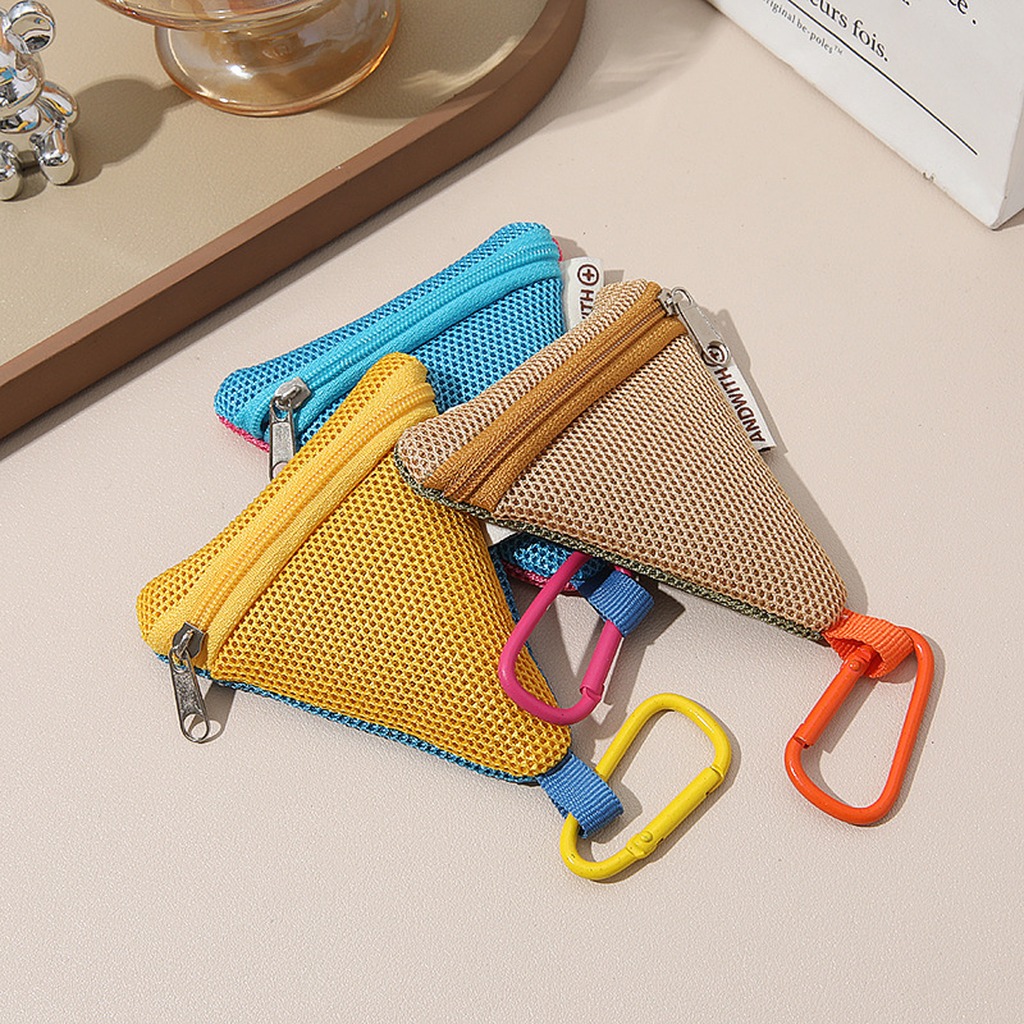 Embroidery Wallet - Triangular Coin Purse Breathable Reusable Coin