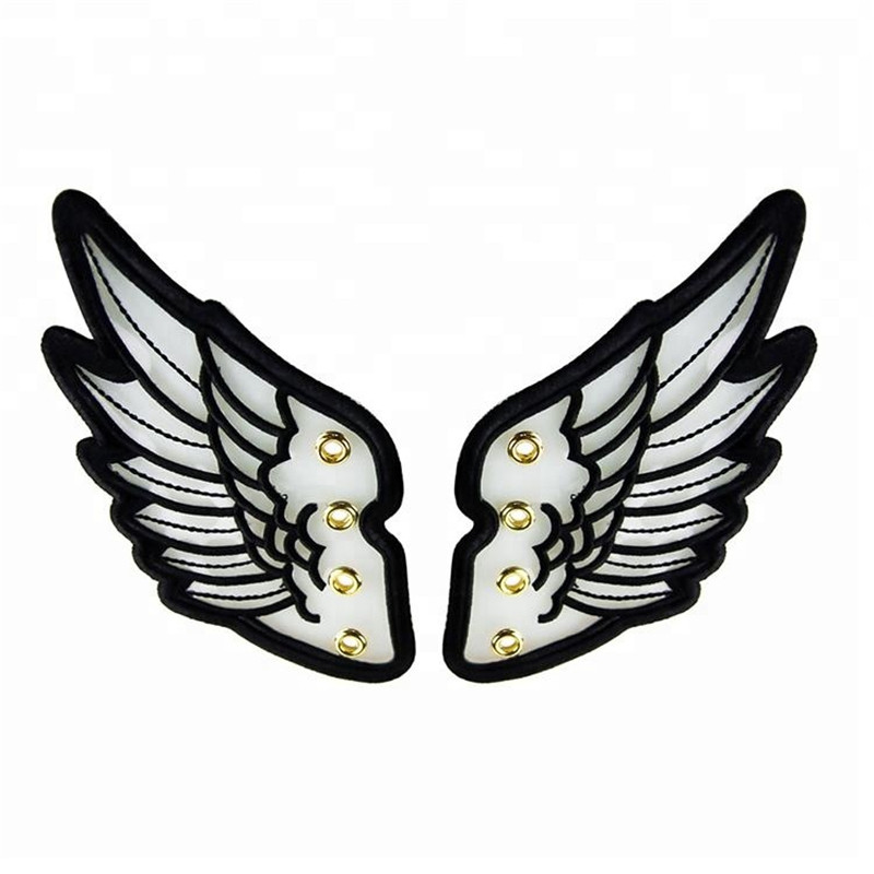 Embroidery Converse - Personality Adult Black Transparent Shoe Wings