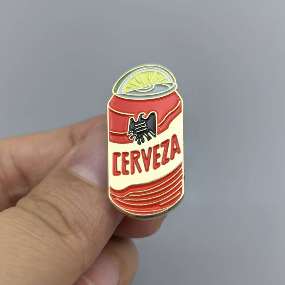 Embroidery Initials - Cute Eagle Cerveza Enamel Pins Drinking
