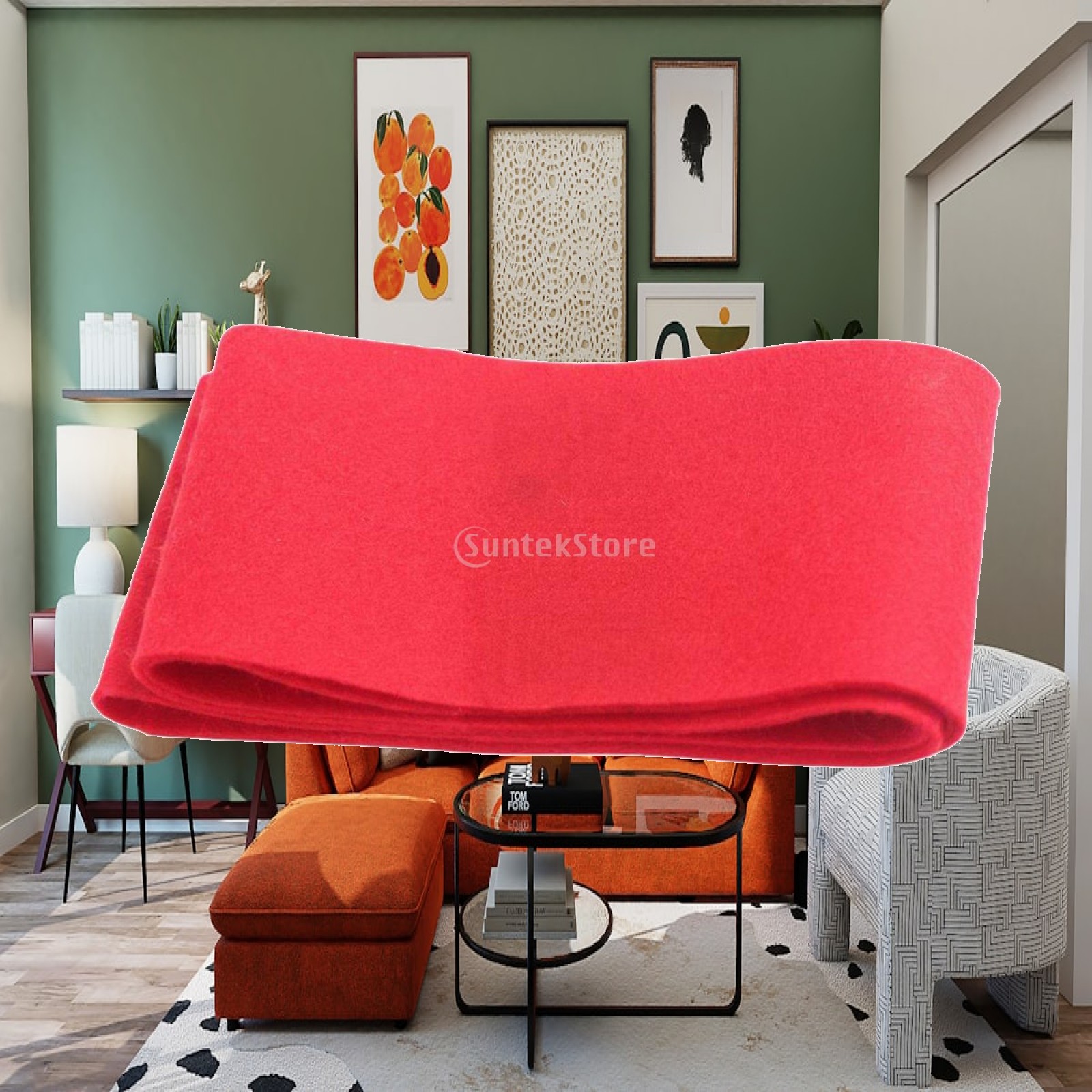 Felt Sheet Wool - Grand Piano Sheet Rack Cover Pure