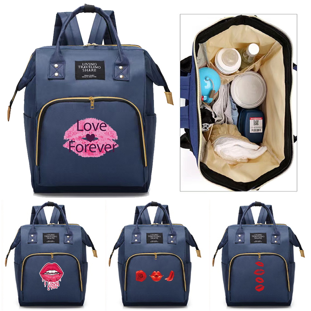 Embroidery Bag - Mommy Pack Large Capacity Compartments Zipper