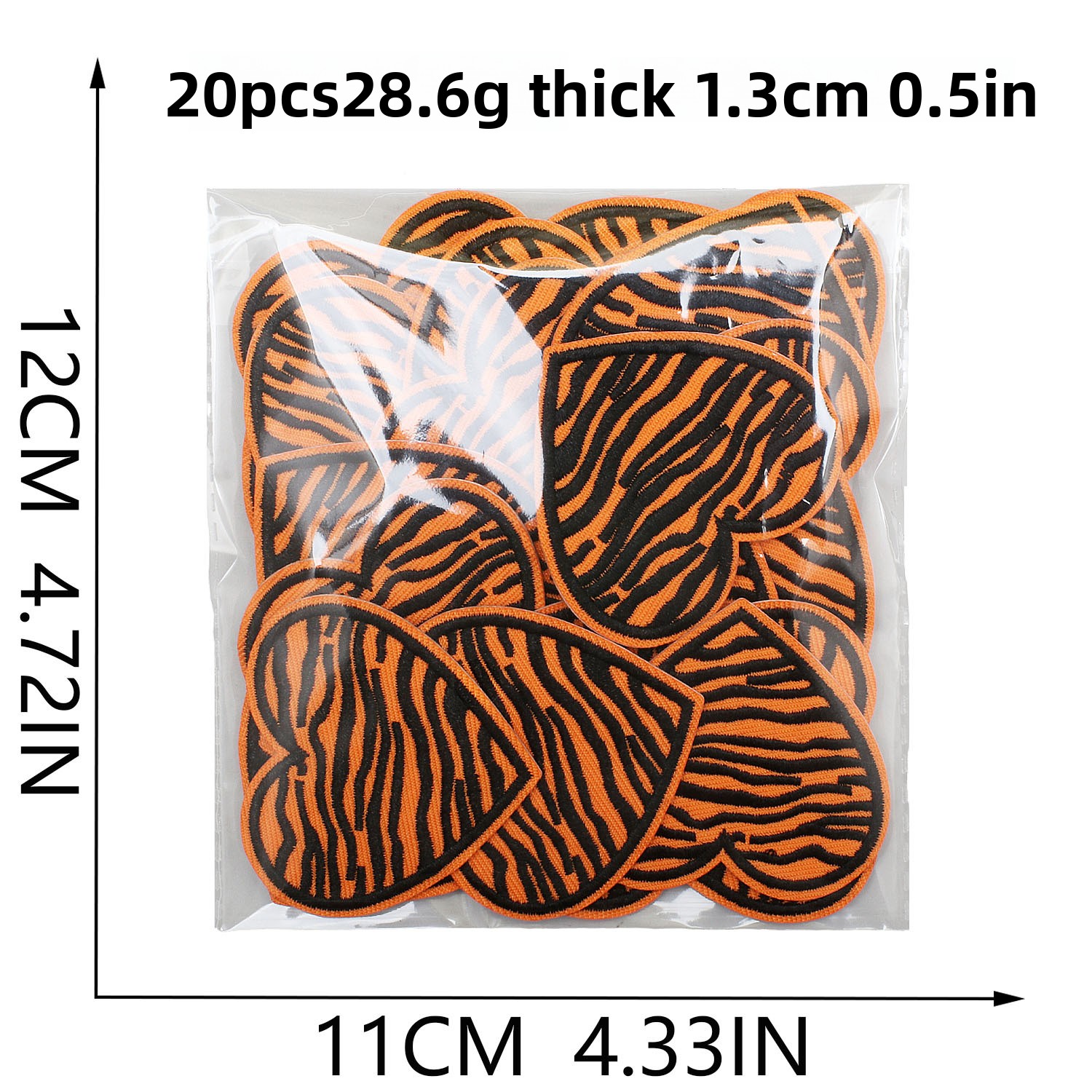 1/5/10/20PCS Leopard Pattern L - Embroidery Design Love 评论和价格