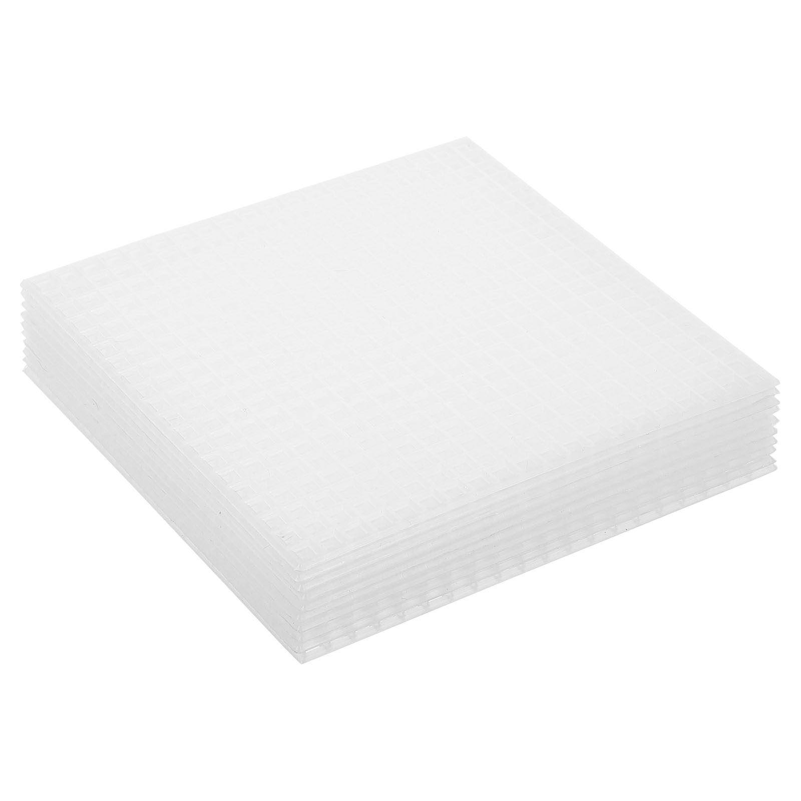 10Pcs Woven Plastic Mesh Sheet - Embroidery Bag 评论和价格