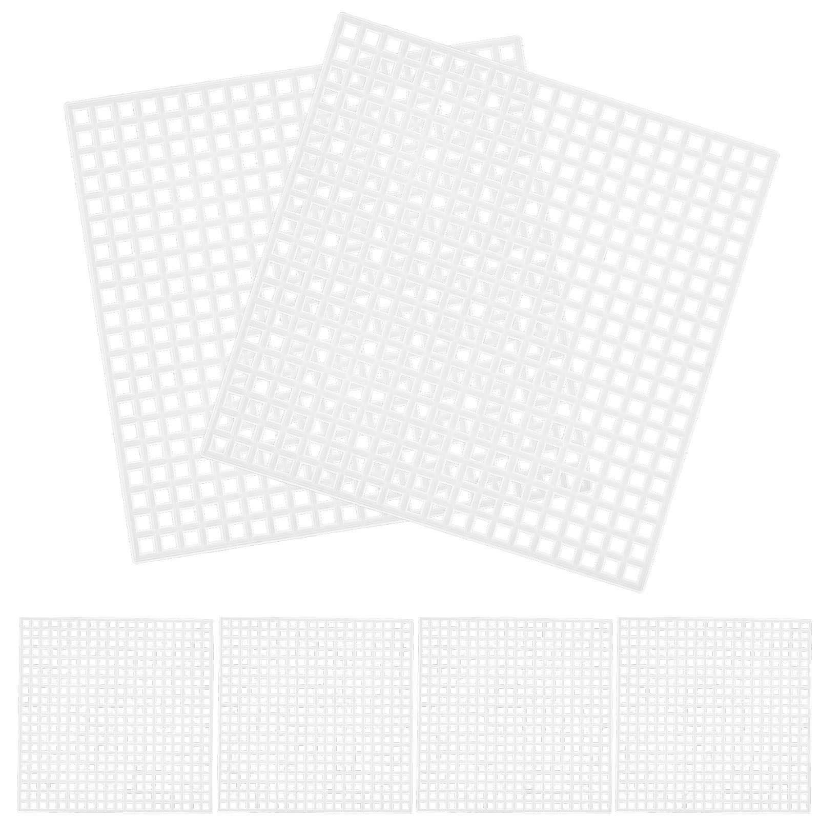 10Pcs Woven Plastic Mesh Sheet - Embroidery Bag 评论和价格