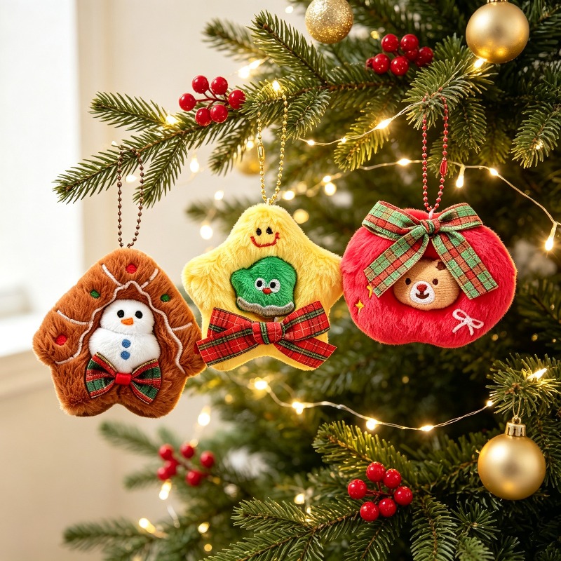 3 Pack Plush Embroidery Christ - Embroidery Xmas 评论和价格
