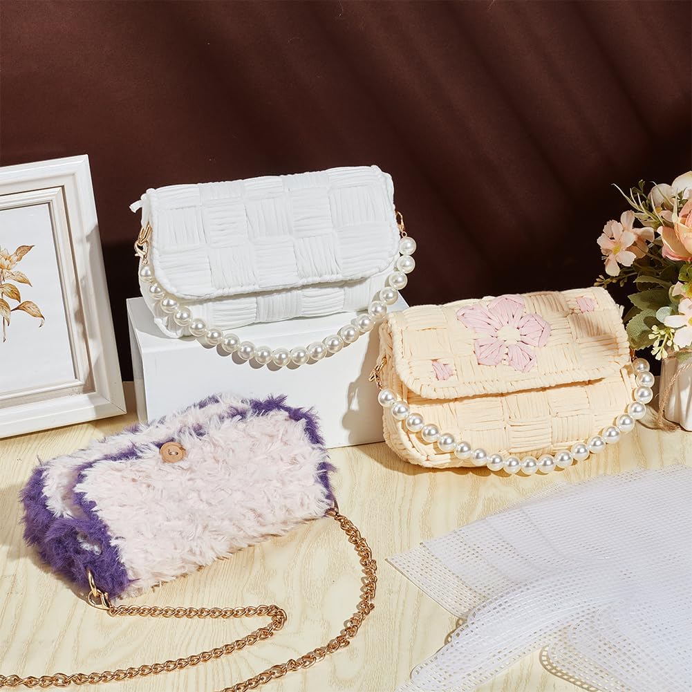 1-4Pcs Plastic Mesh Canvas She - Embroidery Bag 评论和价格