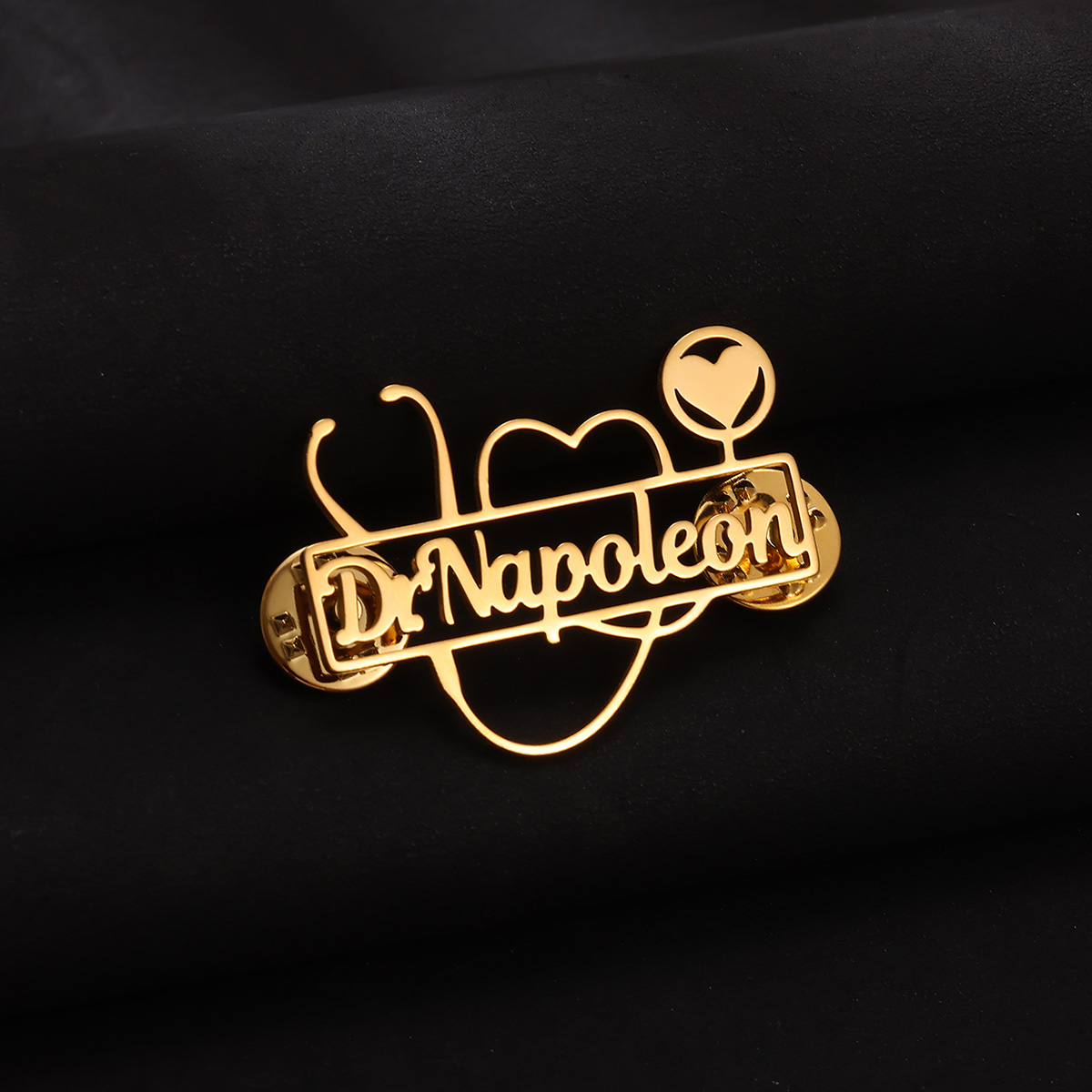 Custom Stethoscope Brooch Pers - Embroidery Names 评论和价格