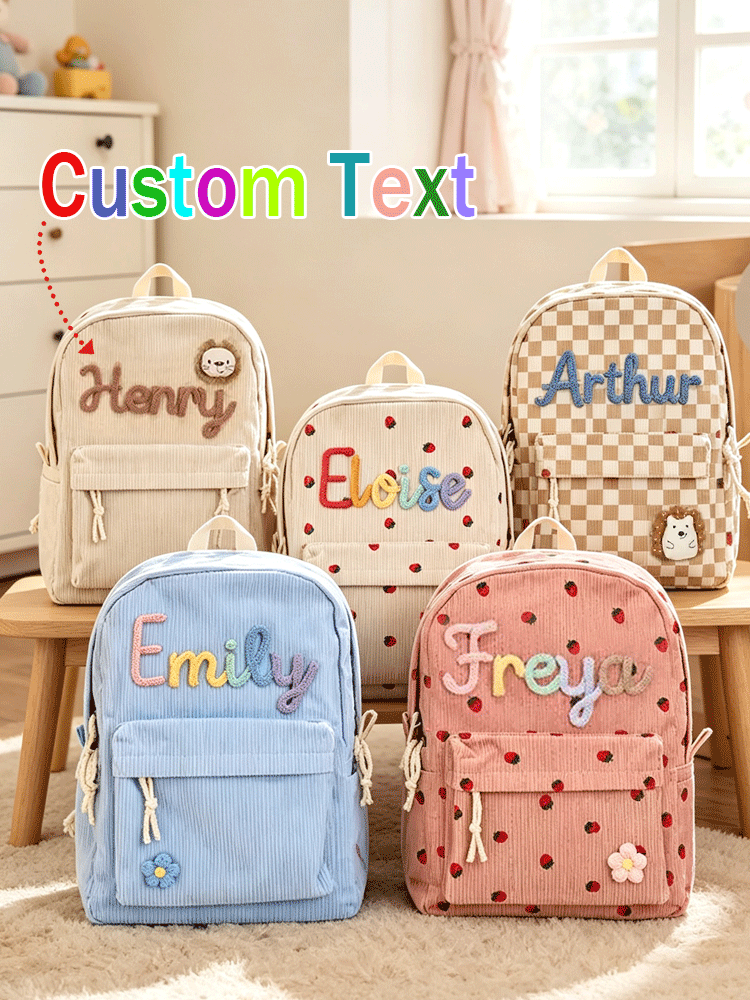 [Custom] Personalized Back-to- - Embroidery Names 评论和价格