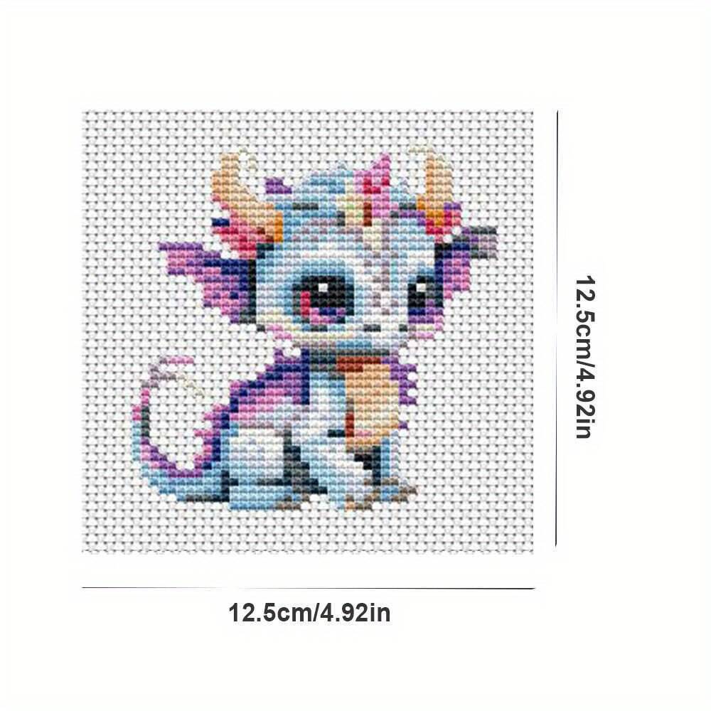 12Pcs Dragon Cross Stitch 11CT - Embroidery Kurta Men 评论和价格