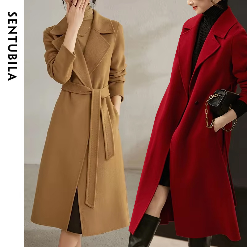 SENTUBILA Women 100% Wool Long - Felt Sheet Wool 评论和价格