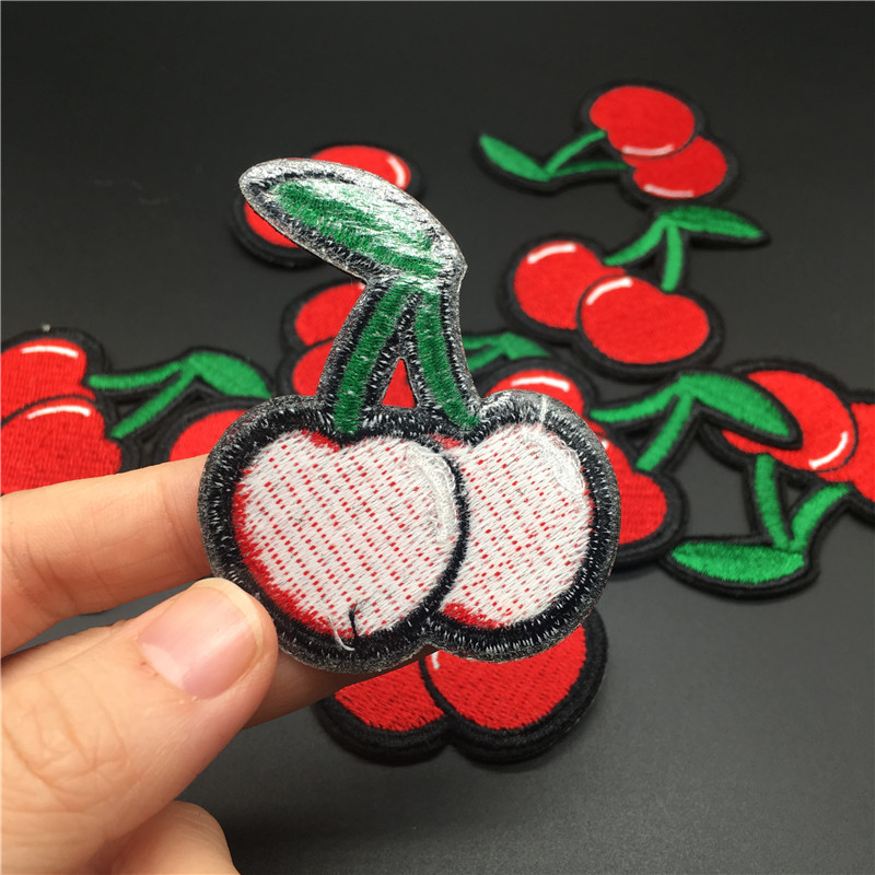Cherry Fruit Cute Clothing Pat - Embroidery Converse 评论和价格
