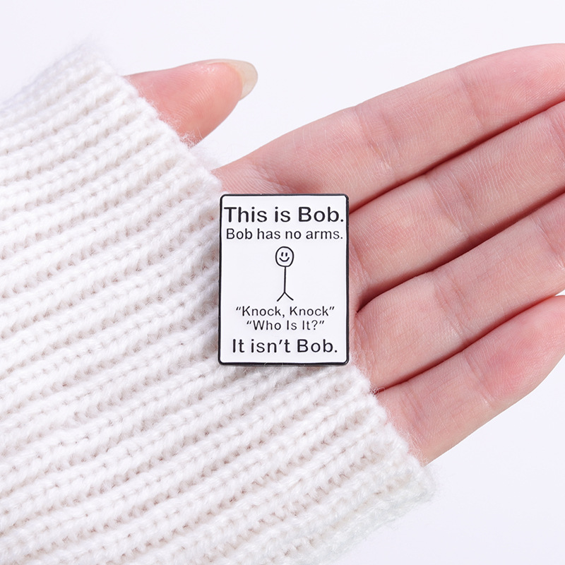 Funny Quotes Enamel Pins Custo - Embroidery Initials 评论和价格