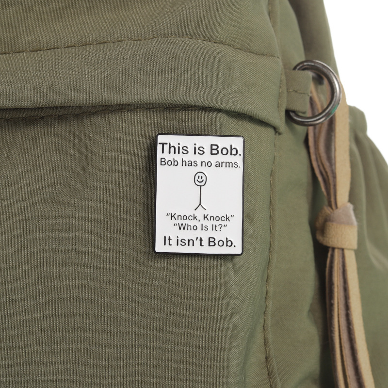 Funny Quotes Enamel Pins Custo - Embroidery Initials 评论和价格