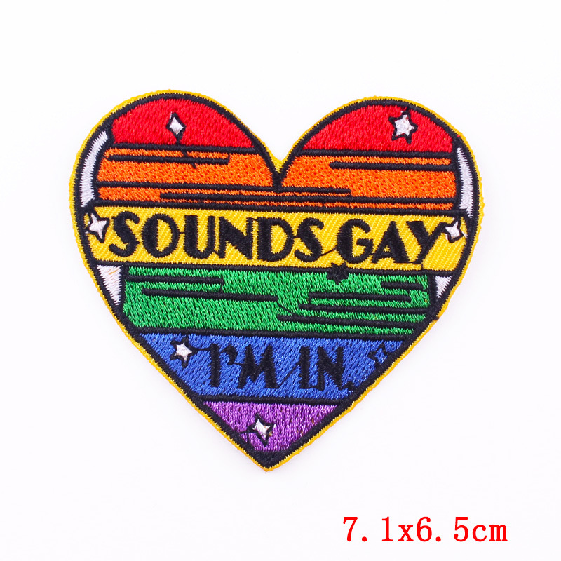 Designer Punk Love Heart Iron- - Embroidery Design Love 评论和价格