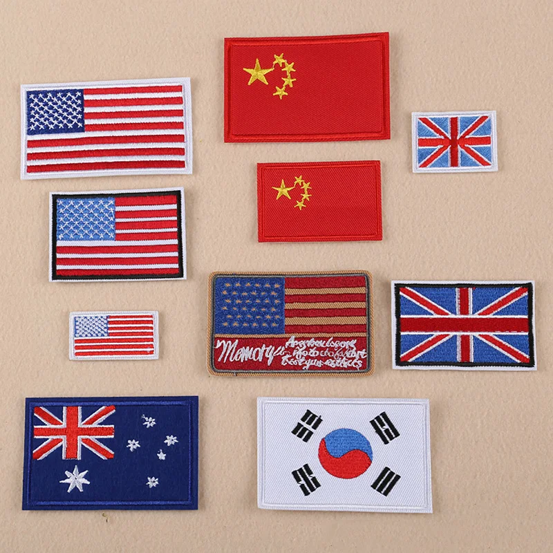 US Australia China England Fla - Embroidery In Australia 评论和价格