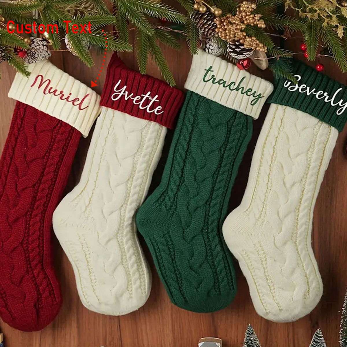 One Vintage Personalized Chris - Embroidery Xmas 评论和价格