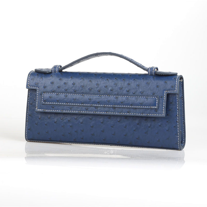 Women New Ostrich Pattern Clut - Embroidery Wallet 评论和价格