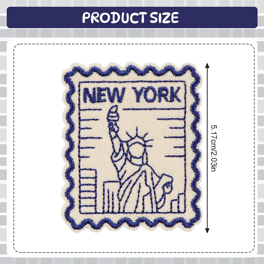 1pc New York Embroidery Fabric - Embroidery York 评论和价格