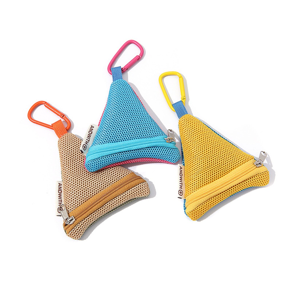 Triangular Coin Purse Breathab - Embroidery Wallet 评论和价格