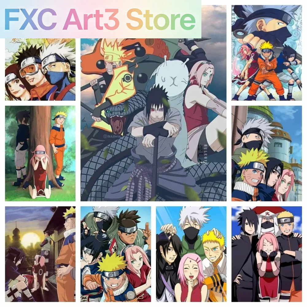 Frameless 1pc Naruto Class Sev - Embroidery Gift Ideas 评论和价格
