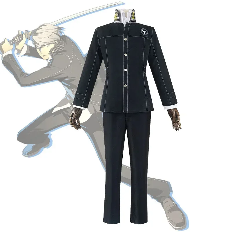 Persona 4 Narukami Yuu Cosplay - Embroidery Shirt 评论和价格