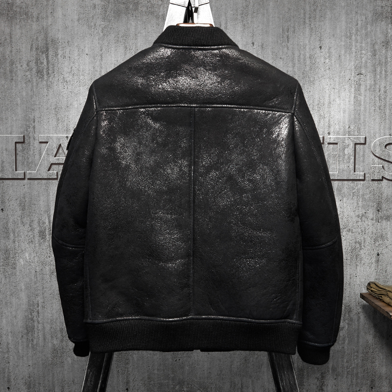 Denny&Dora Men's Shearling Coa - Embroidery In Australia 评论和价格