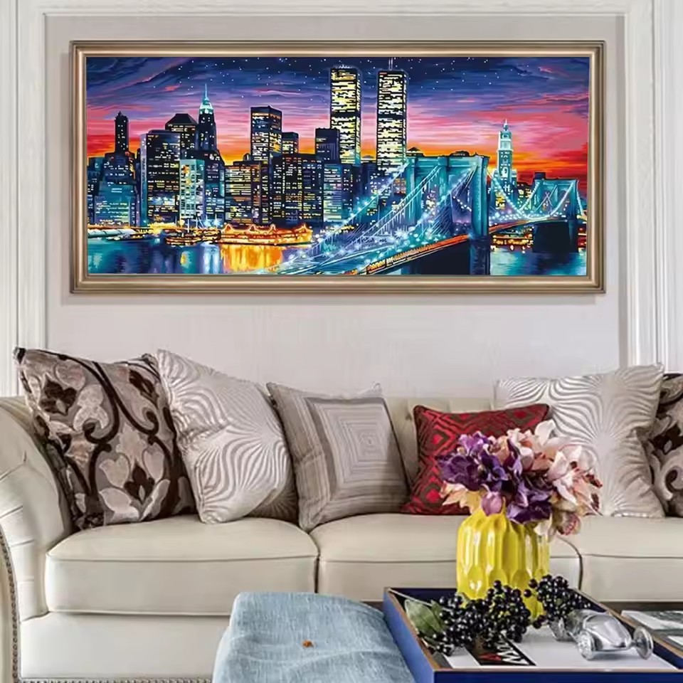 Large Diamond Painting 5D New  - Embroidery York 评论和价格