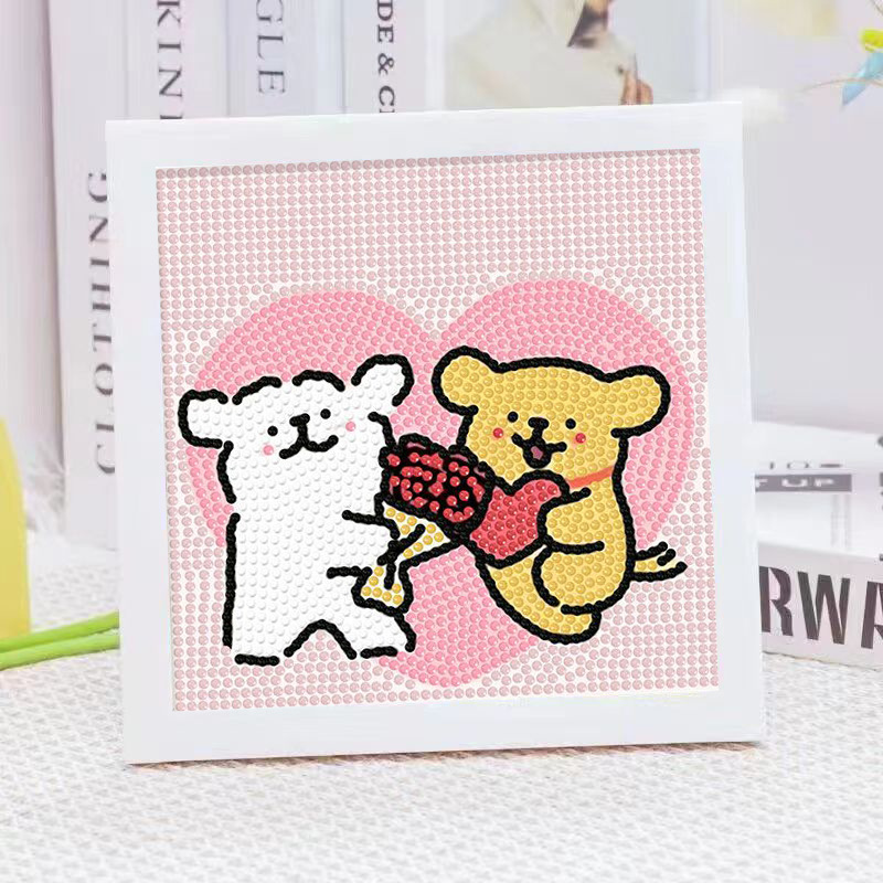 Cartoon Line Puppy Crystal Dia - Embroidery Gift Ideas 评论和价格