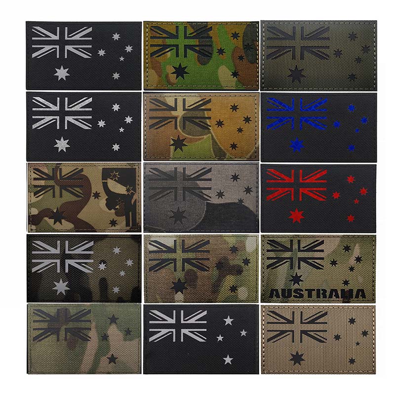 Australian Flag Patch Fabric A - Embroidery In Australia 评论和价格