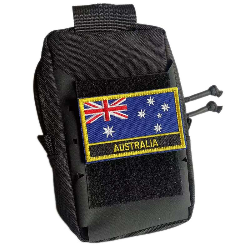 Australian Flag Patch Fabric A - Embroidery In Australia 评论和价格