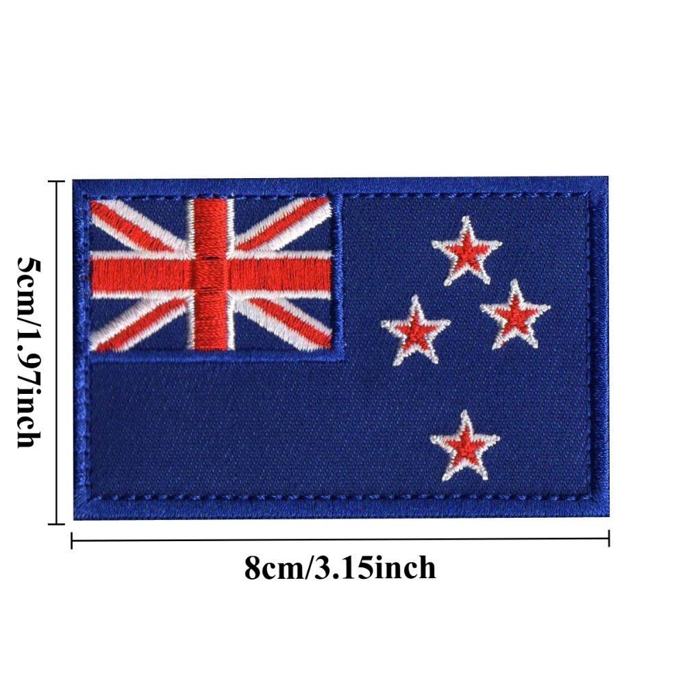 8*5cm New Zealand Australia Fl - Embroidery In Australia 评论和价格
