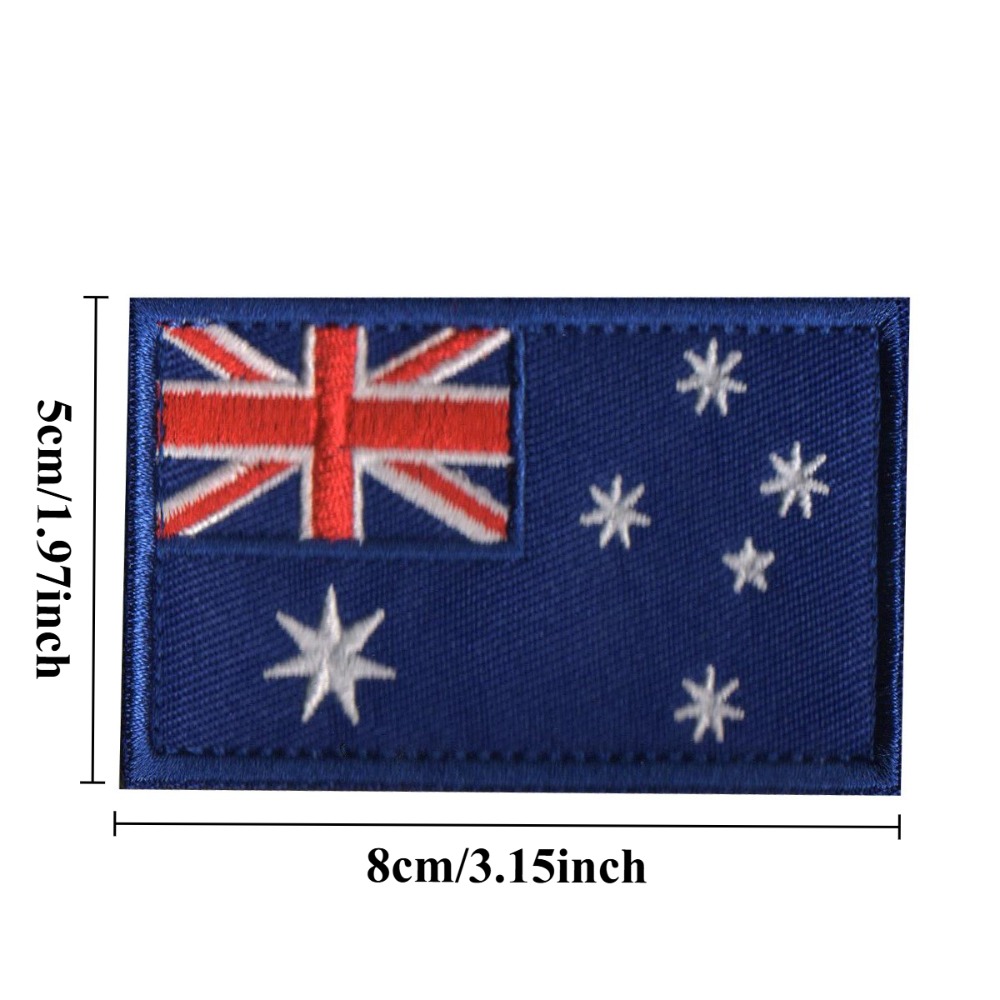 8*5cm New Zealand Australia Fl - Embroidery In Australia 评论和价格