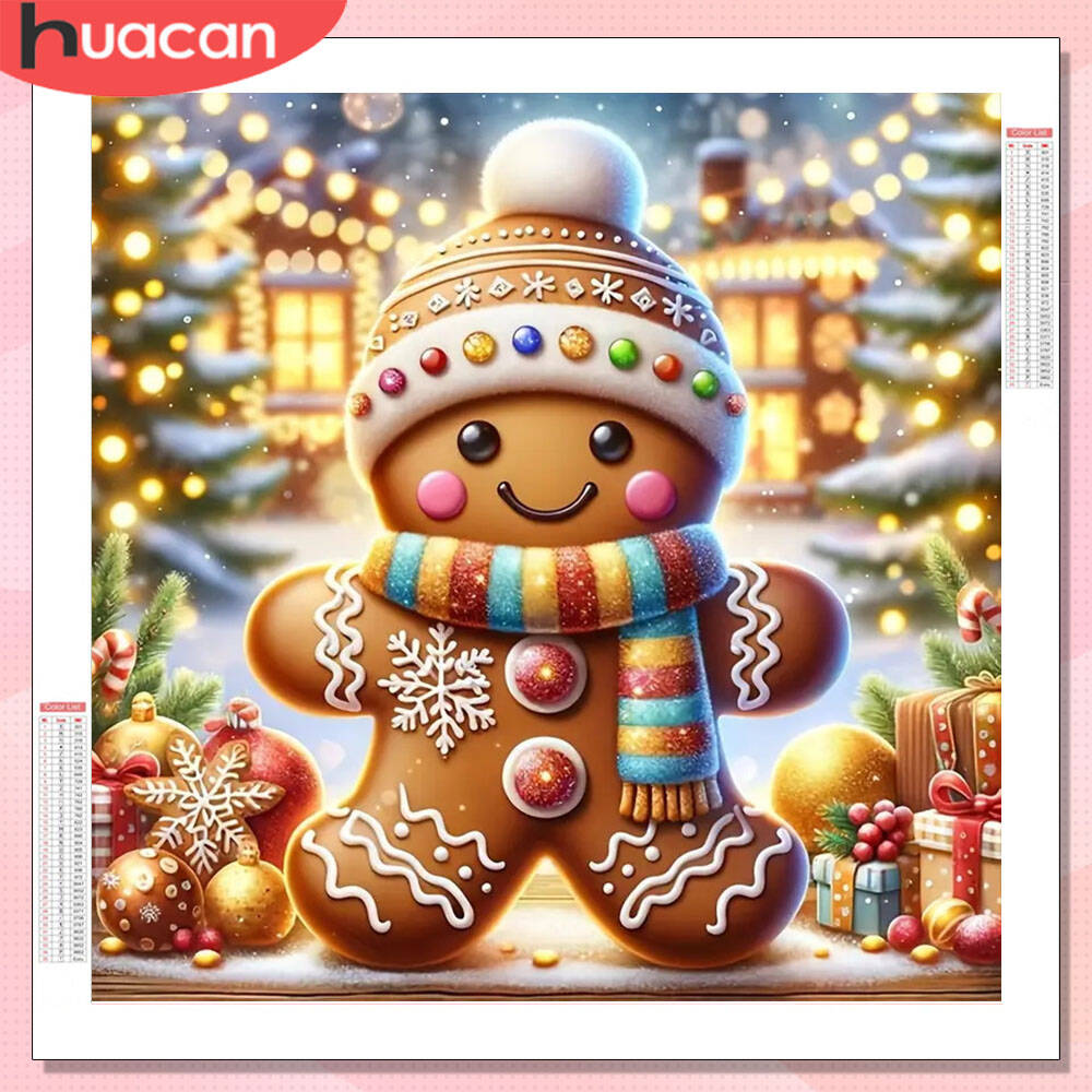 HUACAN Diamond Painting Full K - Embroidery Xmas 评论和价格