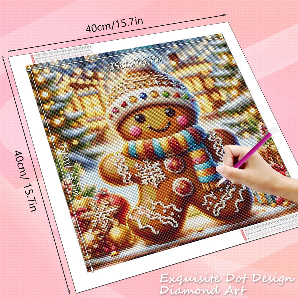 HUACAN Diamond Painting Full K - Embroidery Xmas 评论和价格