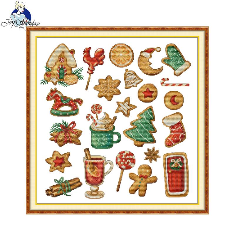 Cross Stitch Kit Gingerbread P - Embroidery Xmas Ornaments 评论和价格