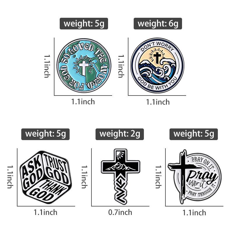 Ask God Trust God Thank God En - Embroidery Initials 评论和价格