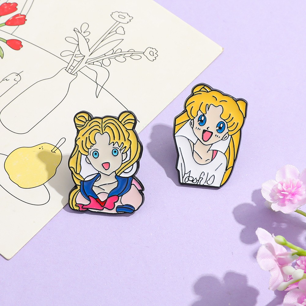 2 Pcs Funny Cartoon Brooch Cut - Embroidery Wallpaper 评论和价格