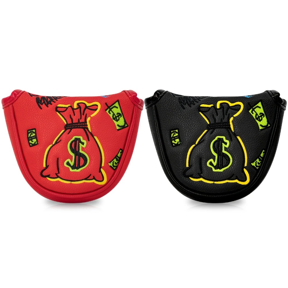 Golf Putter Cover | Half Round - Embroidery Red 评论和价格