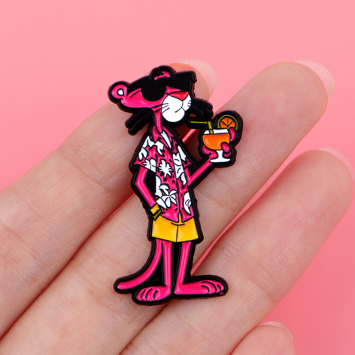 Cute Leopard Cartoon Brooch Pi - Embroidery Wallpaper 评论和价格