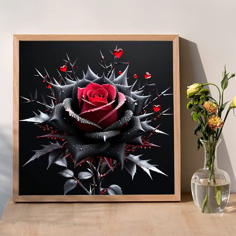 Evershine Diamond Painting Ros - Embroidery Rose Stitch 评论和价格