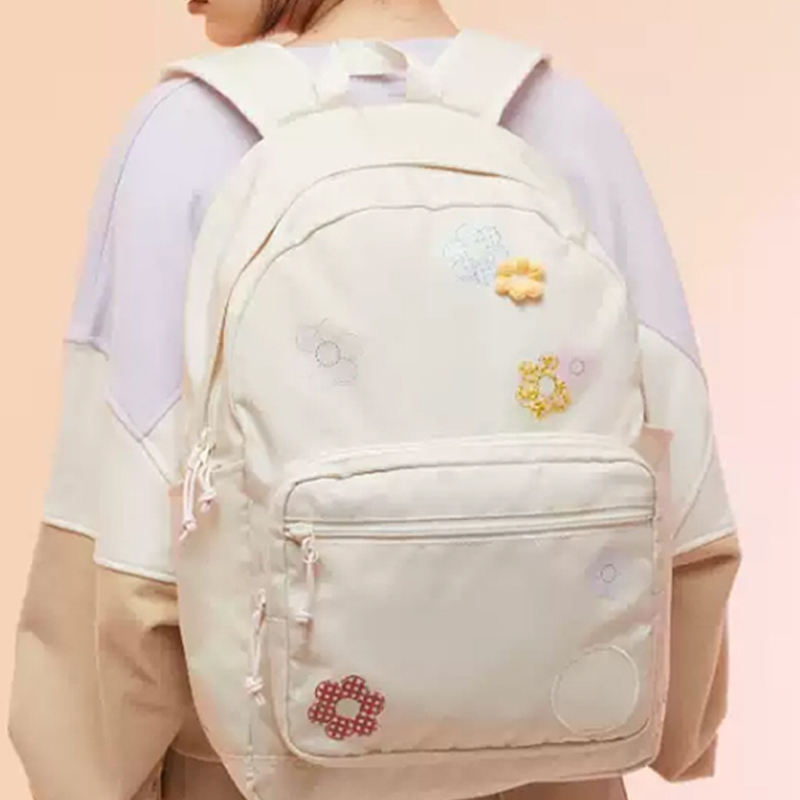 Converse Polyester Backpack Re - Embroidery Converse 评论和价格