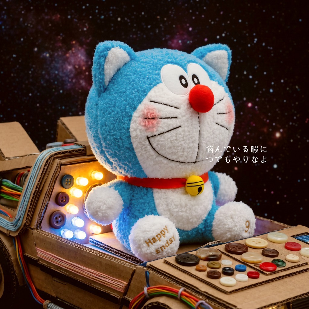 Cute Birthday Version Doraemon - Embroidery Design Love 评论和价格